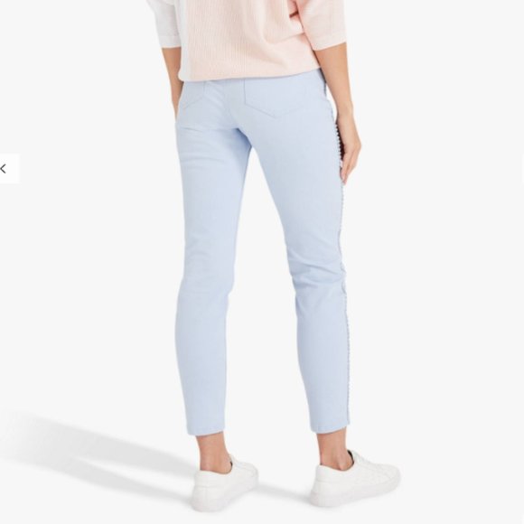 Phase Eight 'Pixie' Skinny Crop Scallop Jeans - Picture 2 of 10